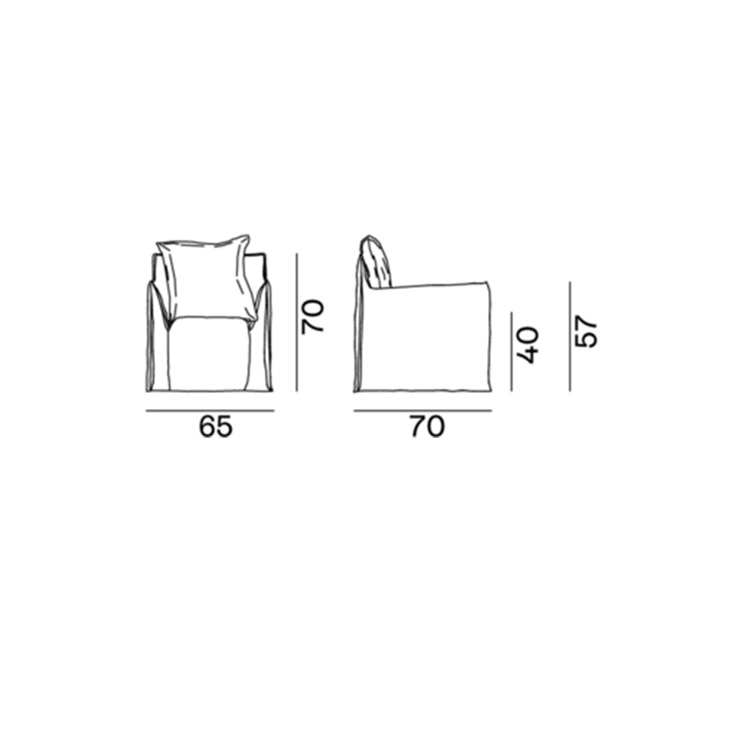 GHOST 05 ARMCHAIR