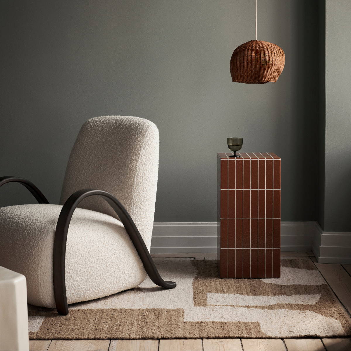 BUUR LOUNGE CHAIR - NORDIC BOUCLE