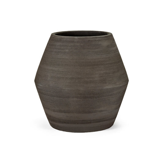 PLANT POT WITH BLACK CONSTRUCT