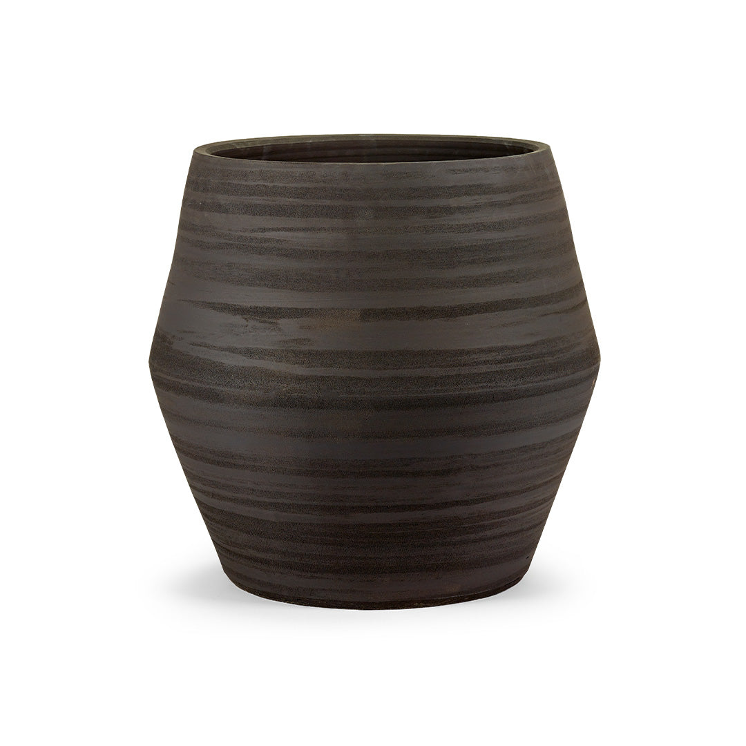 PLANT POT L BLACK CONSTRUCT