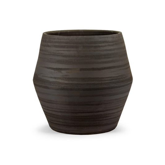 PLANT POT L BLACK CONSTRUCT
