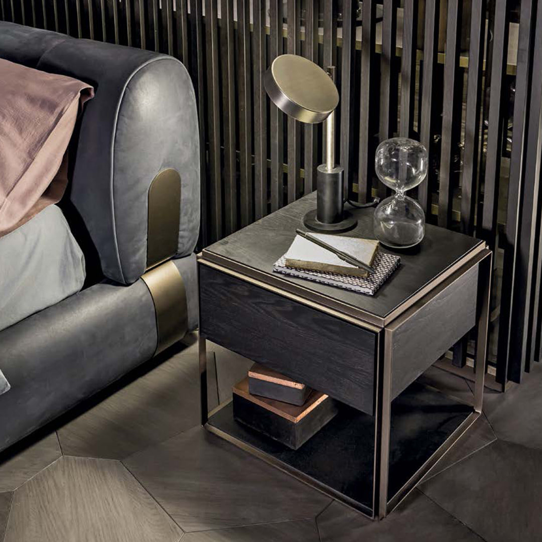 FRAME BESIDE TABLE