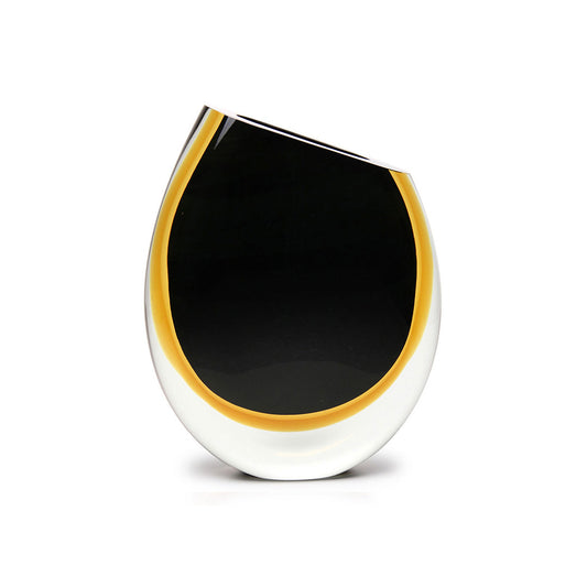 VASE 210 BLACK AMBAR