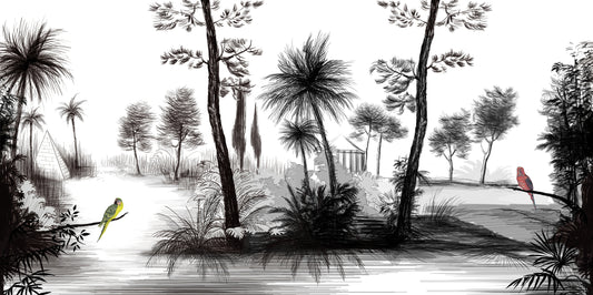 WALLPAPER WET IMAGINARY PARADISE