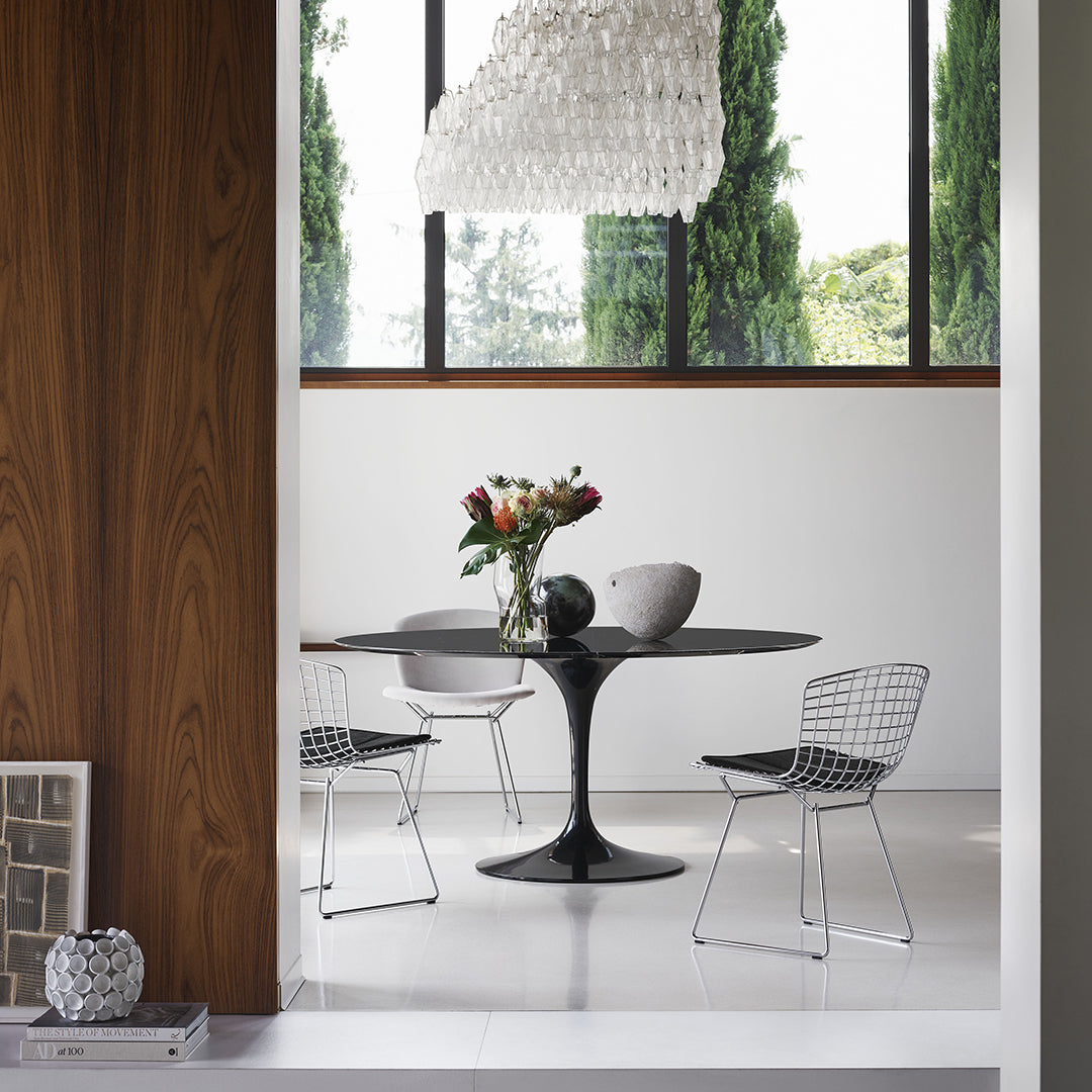 BERTOIA SIDE CHAIR WITH SEAT PAD