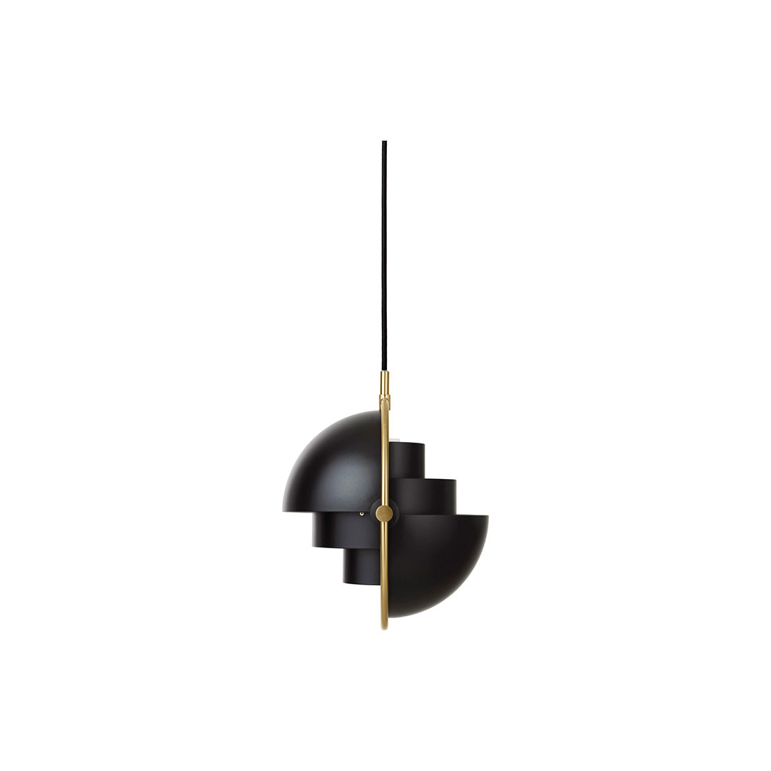 MULTI-LITE BLACK BRASS PENDANT LAMP