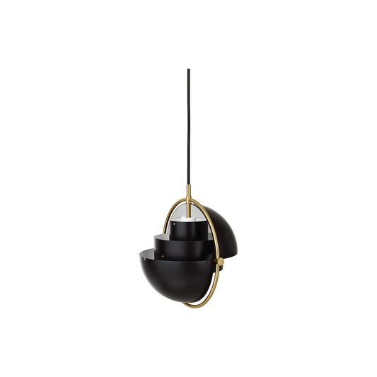 MULTI-LITE BLACK BRASS PENDANT LAMP