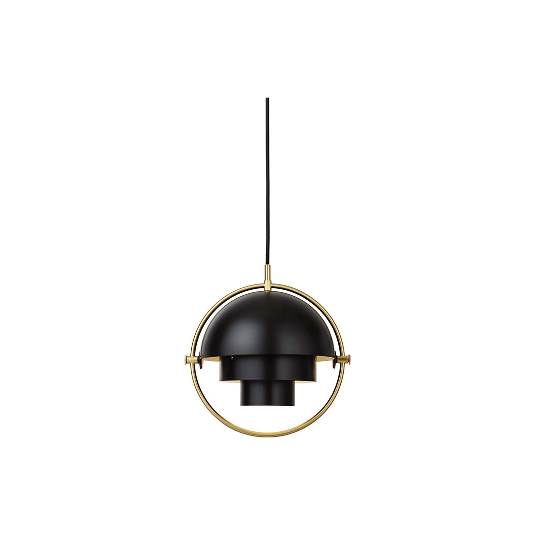 MULTI-LITE BLACK BRASS PENDANT LAMP