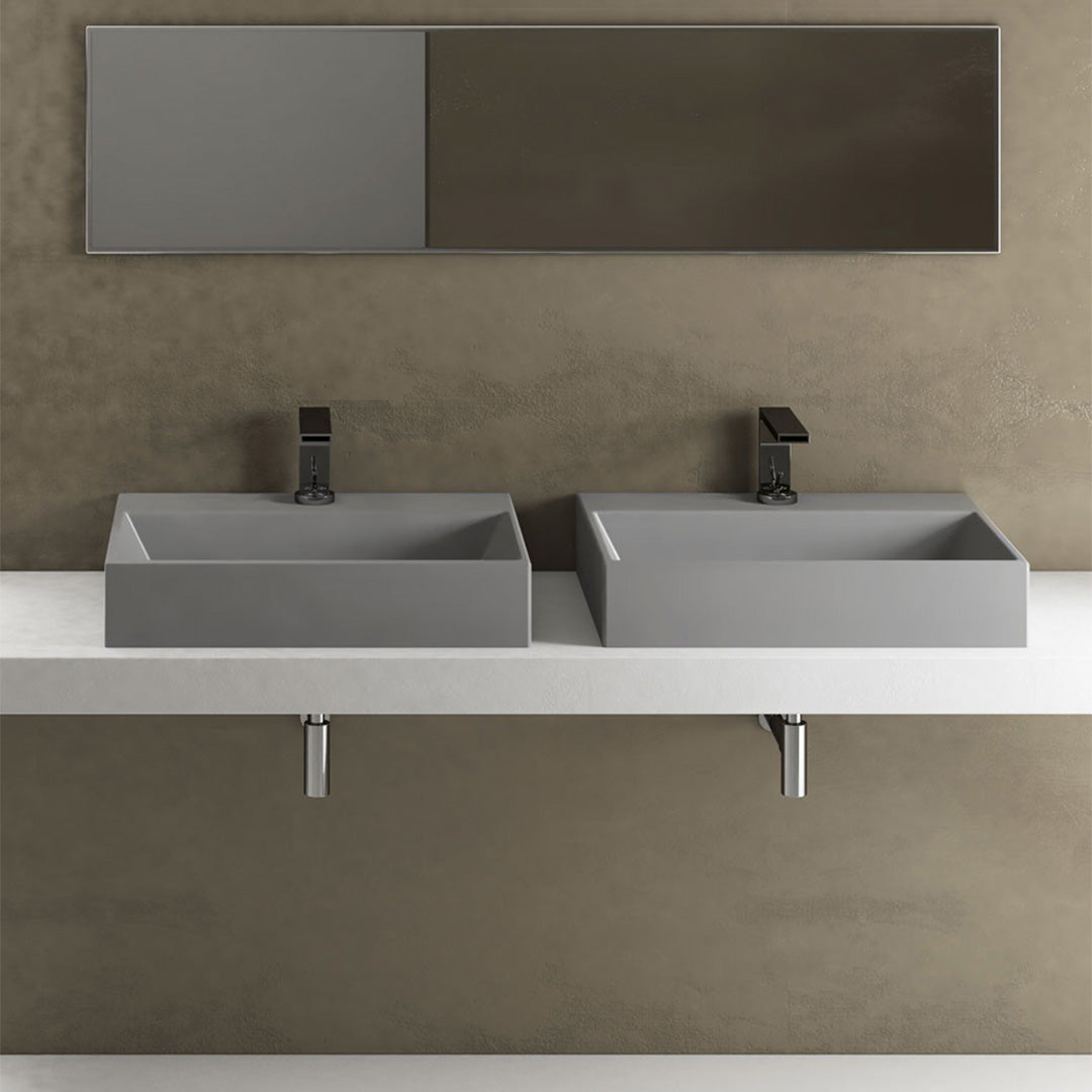 SMILE RECTANGULAR WASHBASIN 60