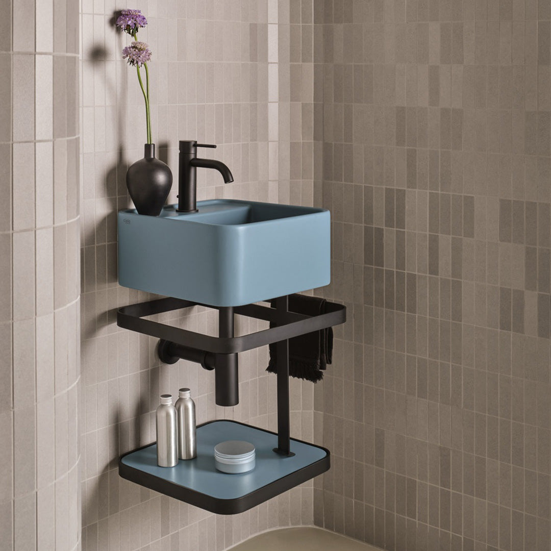 SQUARE 35 WASHBASIN WITH ONE HOLE