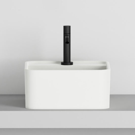 SQUARE 35 WASHBASIN WITH ONE HOLE