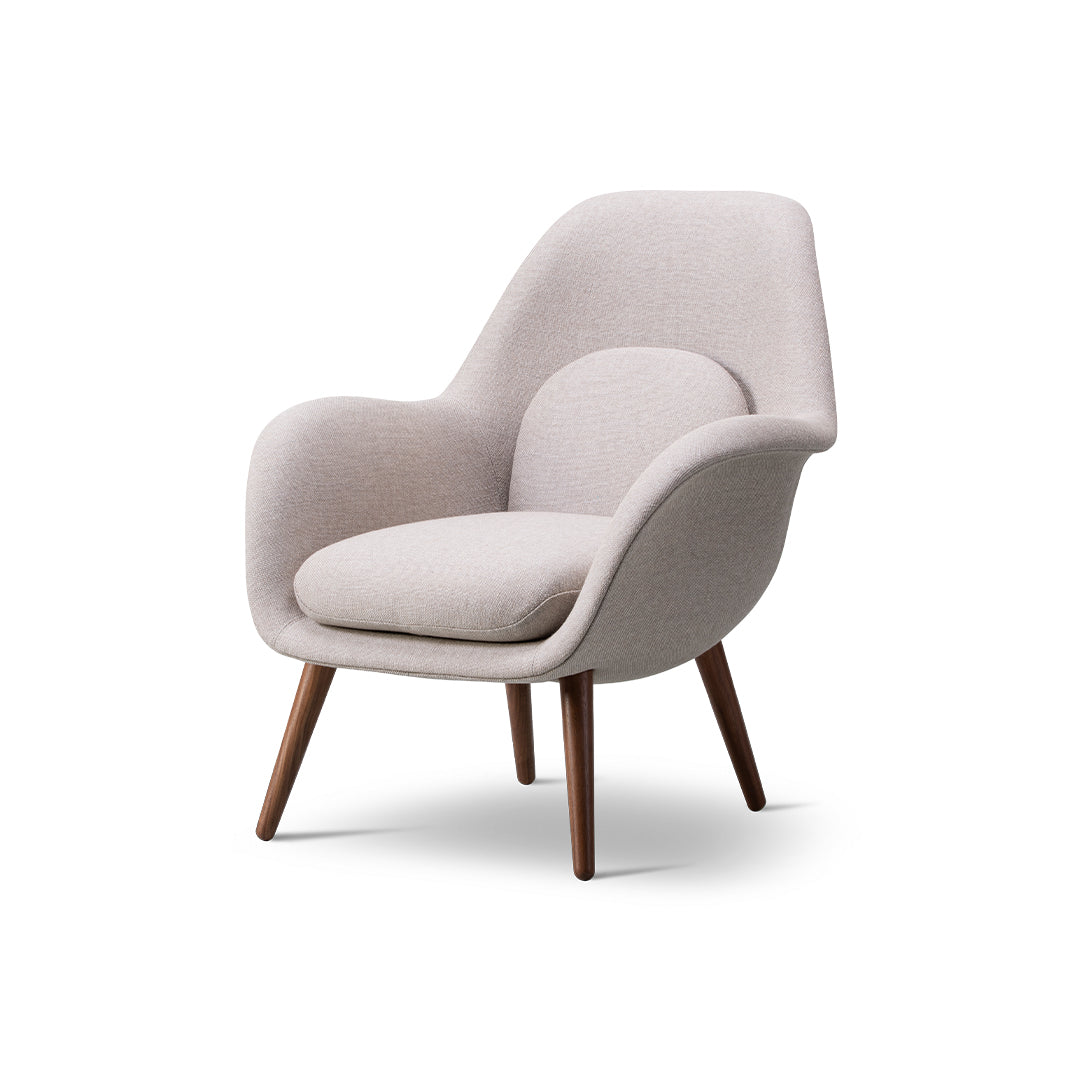SWOON LOUNGE PETIT WOOD BASE CHAIR - MODEL 1774