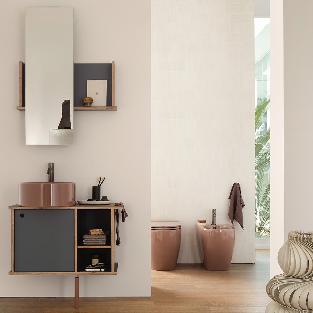 THEO 78 - WASHBASIN WITH THE FRAMEWORK