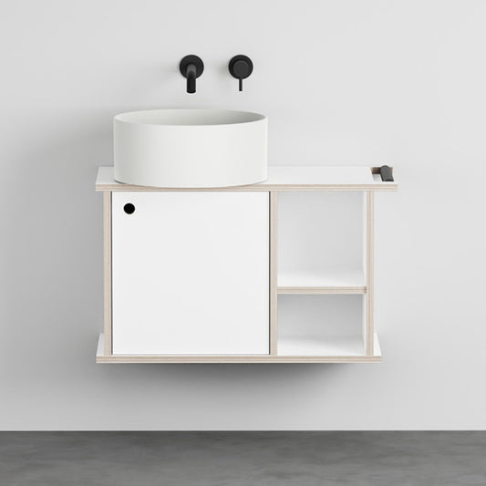 THEO 78 - WASHBASIN WITH THE FRAMEWORK