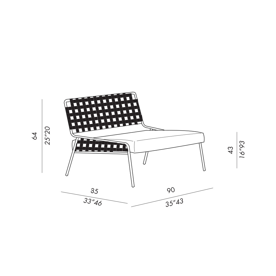 ZOE OPEN AIR ARMCHAIR