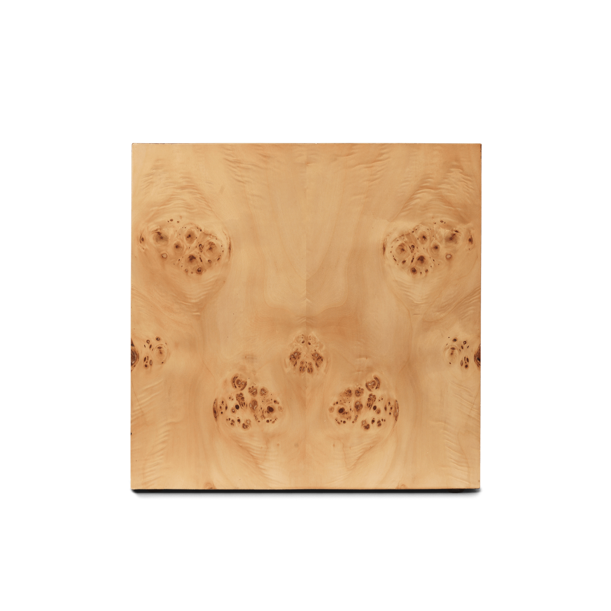 BURL CUBE SIDE TABLE