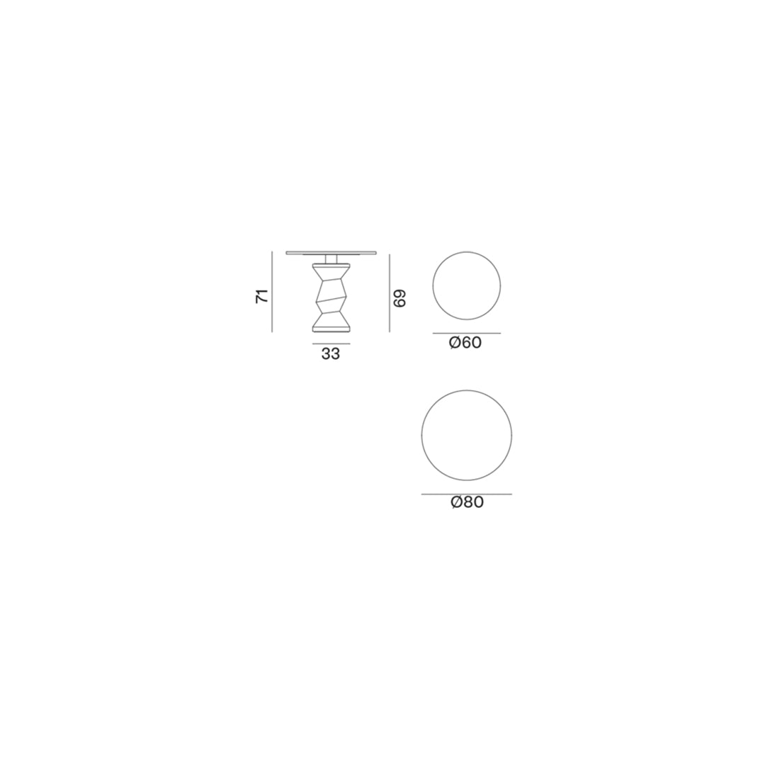 INOUT 837 ROUND TABLE