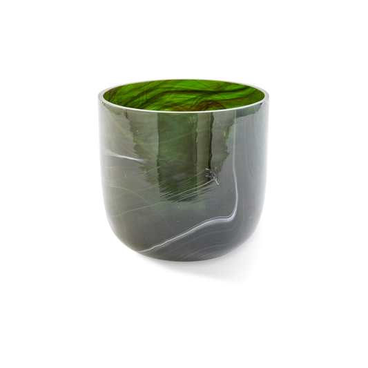 MARBLED GLASS VASE S