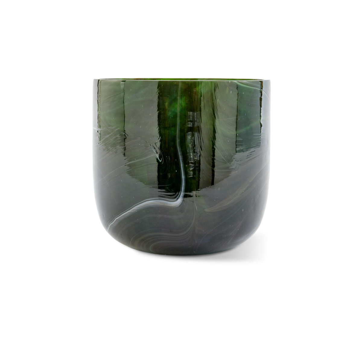 MARBLED GLASS VASE S